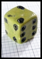 Dice : Dice - 6D Pipped - Green Handmade Ceramic - Ebay Nov 2013